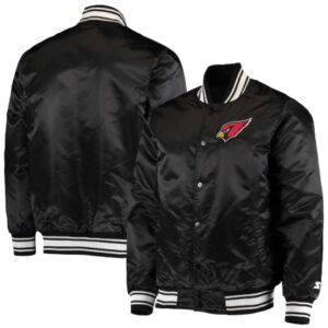 Arizona Cardinals NFL Starter Black Locker Room Varsity Jacket