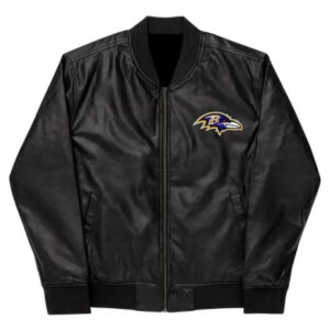 Baltimore Ravens NFL Black Leather Jackets