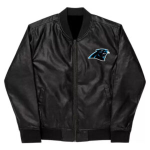 Carolina Panthers NFL Black Leather Jackets