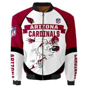 Men's Arizona Cardinals NFL Team Padded Air Force One Jacket