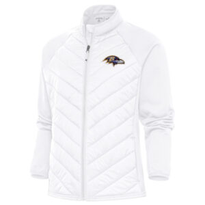 NFL Baltimore Ravens Antigua Altitude White Jacket