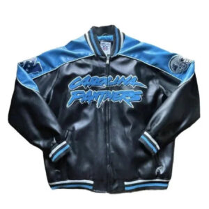 NFL Carolina Panthers Autographed Team Leather Jackets