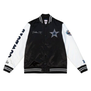 NFL Dallas Cowboys Mitchell & Ness Origins Satin Jacket