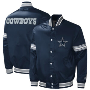 NFL Dallas Cowboys Starter Navy Midfield Jacket