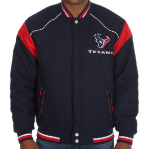 NFL Houston Texans JH Design Reversible Wool Jacket