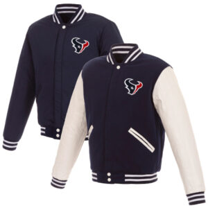 NFL Houston Texans Pro Line by Fanatics Branded Reversible Fleece Jacket