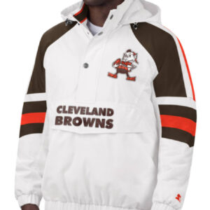 NFL Starter Cleveland Browns Thursday Night Nylon Jackets