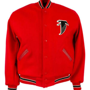 Atlanta Falcons 1967 Red Varsity Jacket