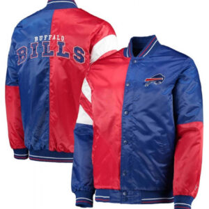 Buffalo Bills Leader Royal Blue/Red Varsity Jacket