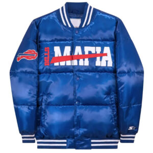 Buffalo Bills Mafia Blue Puffer Jacket