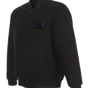 Carolina Panthers Black Varsity Jacket