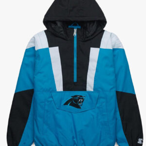Carolina Panthers Starter Light Blue Hooded Jacket