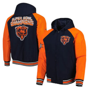 Chicago Bears Defender College Hoodie Varsity Jacket