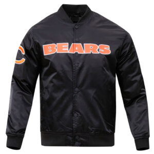 Chicago Bears Super Bowl XX Black Varsity Jacket