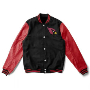 NFL Arizona Cardinals Burgundy/Black Varsity Jacket