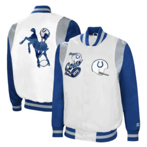 NFL Indianapolis Colts The All-American Satin Varsity Jacket