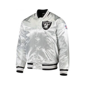 NFL Las Vegas Raiders Bomber Varsity Jacket