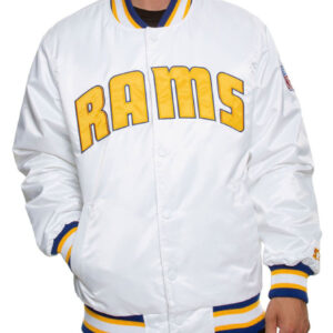 NFL Los Angeles Rams Starter White Varsity Jacket