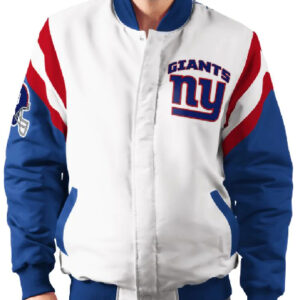 NFL New York Giants Commander Varsity Jacket