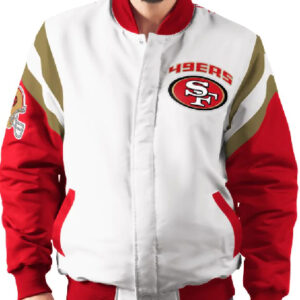 NFL San Francisco 49ers Commander Varsity Jacket