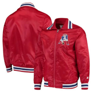 New England Patriots Captain Red Varsity Jacket