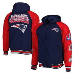 New England Patriots Defender Varsity Hoodie Jacket