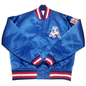 New England Patriots Starter 80s Bomber Varsity Jacket