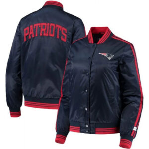 New England Patriots Starter Overtime Varsity Jacket