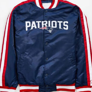 New England Patriots Starter Striped Varsity Jacket