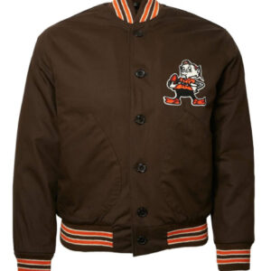 Cleveland Browns 1950 Brown Bomber Varsity Jacket