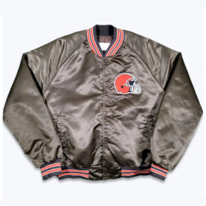 Cleveland Browns 80s Bomber Varsity Jacket