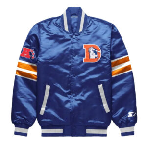 Denver Broncos Exclusive Blue Satin Jacket