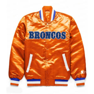 Denver Broncos Exclusive Orange Bomber Jacket