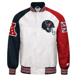 Houston Texans Key to London Limited Edition Varsity Jacket