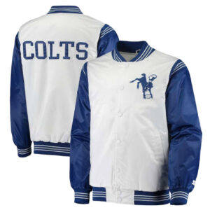 Indianapolis Colts Starter Historic Logo Renegade Varsity Jacket