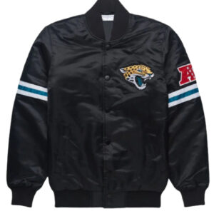 Jacksonville Jaguars Starter Black Bomber Varsity Jacket