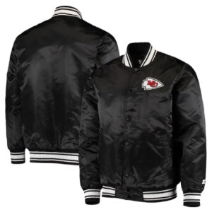 Kansas City Chiefs Starter Locker Room Black Varsity Jacket