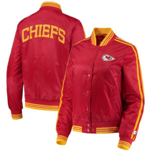 Kansas City Chiefs Starter Overtime Red Varsity Jacket