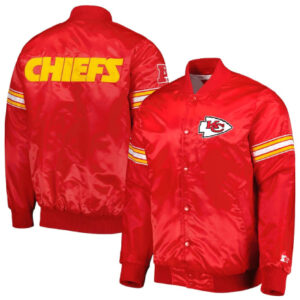 Kansas City Chiefs Starter The Pick and Roll Red Jacket