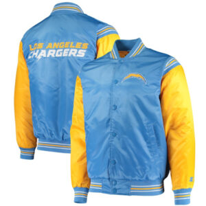 Los Angeles Chargers Starter Enforcer Varsity Jacket