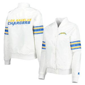 Los Angeles Chargers Starter Line Up Satin Jacket