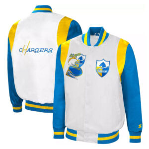 Los Angeles Chargers The All-American White And Powder Blue Jacket