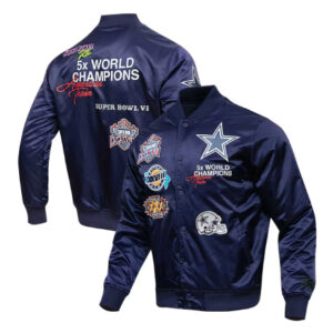 NFL Dallas Cowboys Championship Navy Varsity Jacket