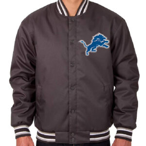 NFL Detroit Lions JH Design Poly Twill Jacket