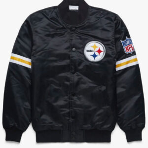 NFL Pittsburgh Steelers Starter Black Varsity Jacket