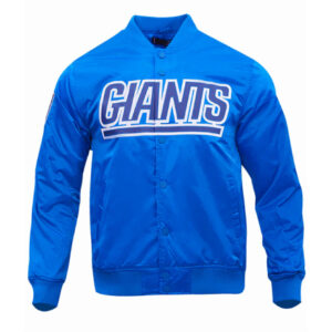 New York Giants Wordmark Blue Jacket