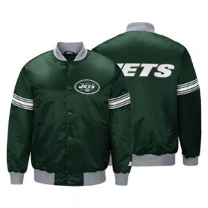 New York Jets Draft Pick Green Varsity Jacket