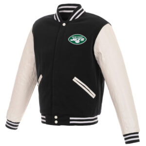 New York Jets Pro Line by Fanatics Branded Varsity Jacket