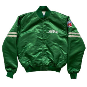 New York Jets Starter 80s Green Bomber Varsity Jacket