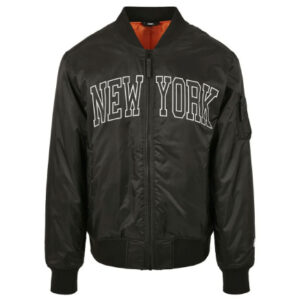 New York Starter Black Bomber Varsity Jacket